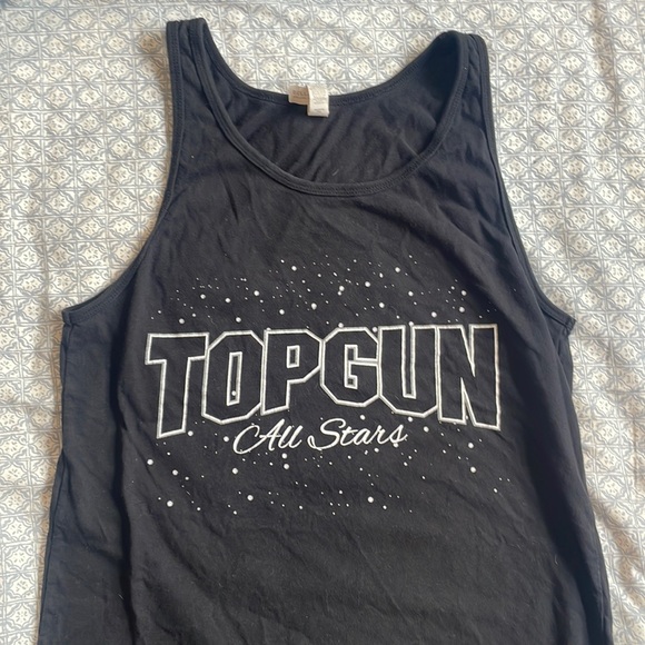 Top Gun All-Stars Cheer Black Tank SIZE: S - Picture 1 of 2